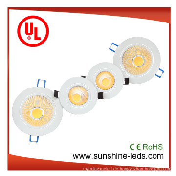 Oberfläche montiert / vertieft / abnehmbar / dimmbar / Epistar LED Donwlight